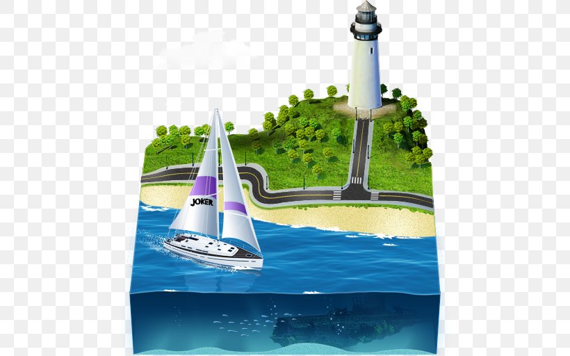 Lighthouse Yacht Water Transportation Water Resources, PNG, 512x512px, 2014 Winter Olympics, Artist, Avatar, Boat, Football Download Free