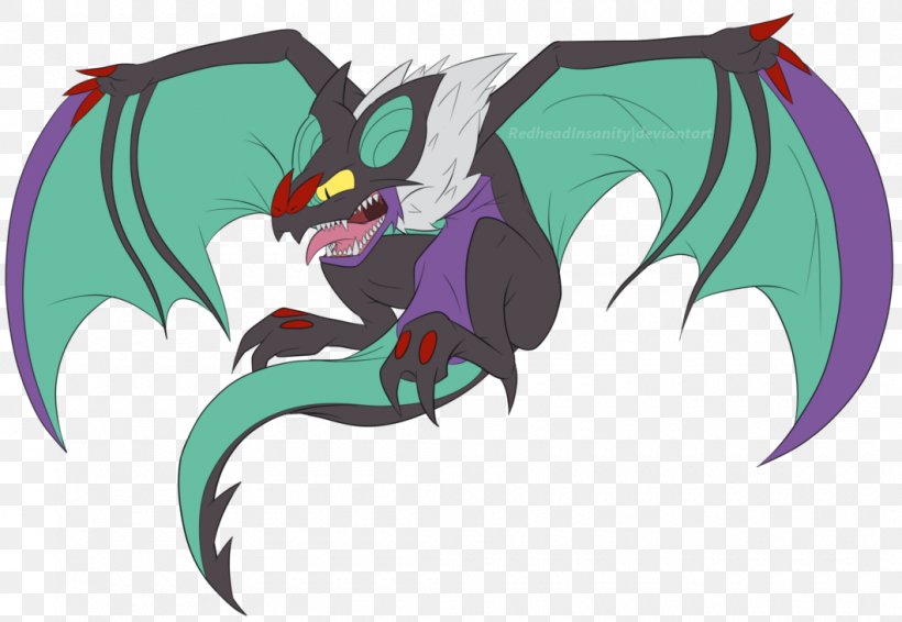 Noivern Noibat Eevee Video Games, PNG, 1060x732px, Noivern, Animation, Bat, Cartoon, Demon Download Free