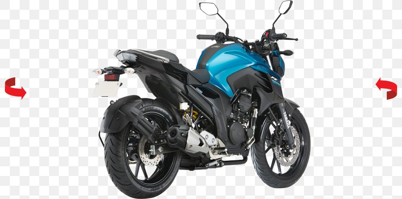 Yamaha FZ16 Yamaha Motor Company Yamaha Fazer Fuel Injection Yamaha FZ150i, PNG, 800x407px, Yamaha Fz16, Automotive Exhaust, Automotive Exterior, Automotive Tire, Automotive Wheel System Download Free