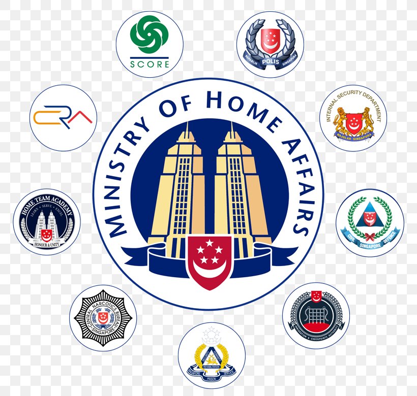 Government Of Singapore Ministry Of Home Affairs Singapore Police Force Minister For Home Affairs, PNG, 800x780px, Singapore, Area, Brand, Diagram, Government Agency Download Free