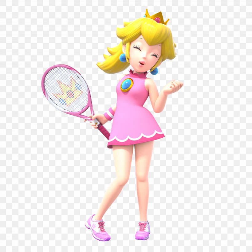Mario Tennis Aces Princess Peach Rosalina, PNG, 3500x3500px, Mario Tennis Aces, Barbie, Costume, Doll, Fictional Character Download Free