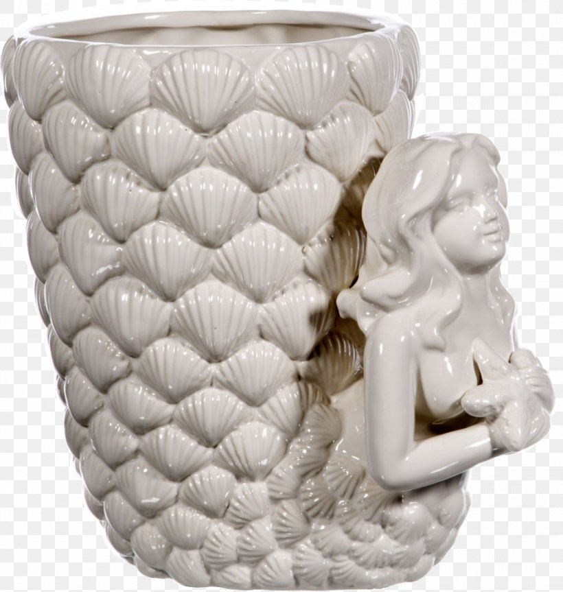 Mermaid Flowerpot Ceramic Figurine Vase, PNG, 936x986px, Mermaid, Artifact, Carving, Ceramic, Clay Download Free