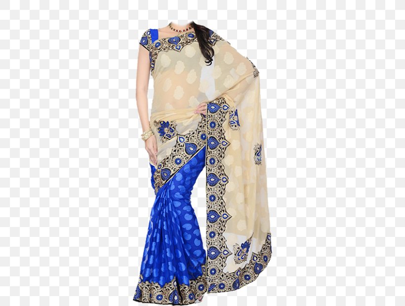 Wedding Sari Georgette Blouse Silk, PNG, 465x620px, Sari, Banarasi Sari, Blouse, Blue, Chiffon Download Free