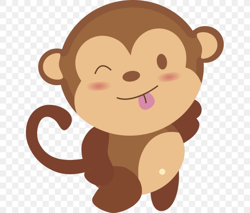 Monkey Cuteness, PNG, 649x700px, Monkey, Animal, Carnivoran, Color, Creative Work Download Free