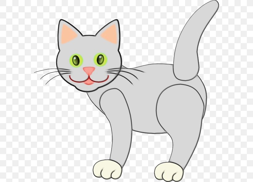 Whiskers Kitten Wildcat Munda Bhal Di, PNG, 600x591px, Watercolor, American Wirehair, Asian, Cartoon, Cat Download Free