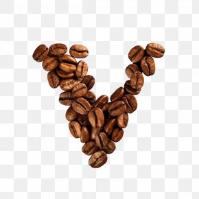 Coffee Beans Alphabet - Coffee Bean Letter Alphabet Caryopsis PNG