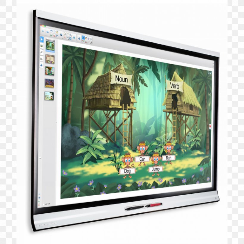 Interactive Whiteboard Smart SPNL-6265-V2 65 4K Ultra HD Touchscreen Interactivity Flat Panel Display Smart Technologies, PNG, 1200x1200px, 4k Resolution, Interactive Whiteboard, Classroom, Computer Software, Display Device Download Free
