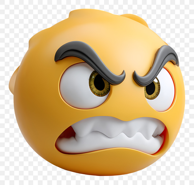 Mad Emoji - Angry Emoji Face PNG