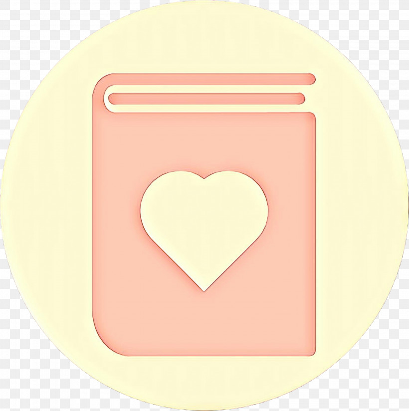 Pink Heart Yellow Peach Beige, PNG, 2980x3000px, Pink, Beige, Heart, Peach, Square Download Free