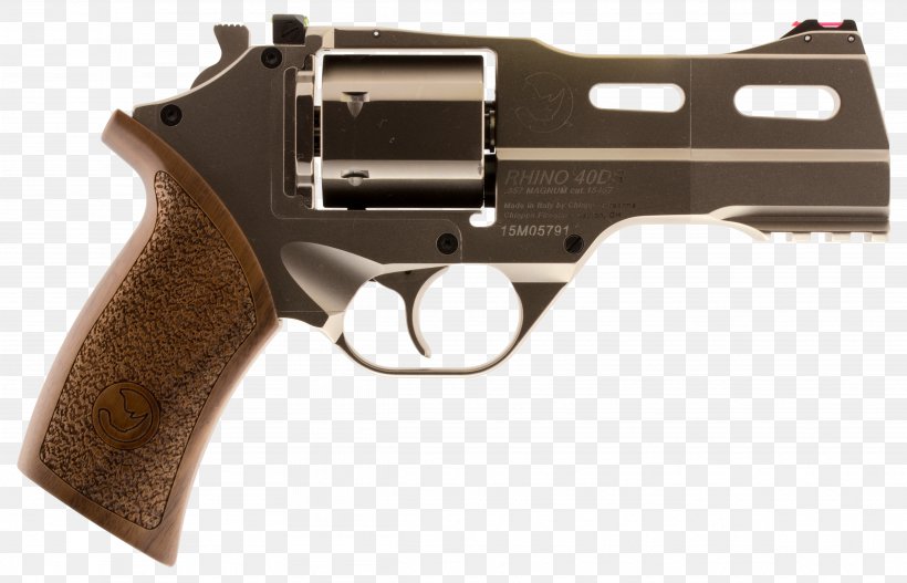 Revolver Weapon Firearm Gun Barrel Chiappa Rhino, PNG, 4099x2637px, 357 Magnum, Revolver, Air Gun, Ammunition, Cartuccia Magnum Download Free