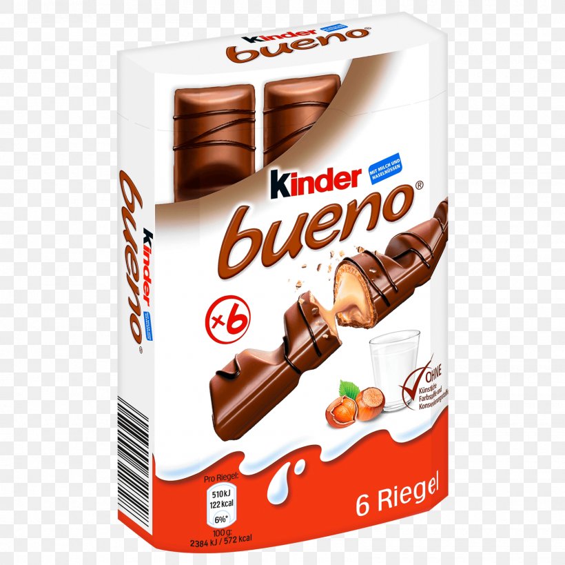 Kinder Bueno Kinder Chocolate Milk Waffle Kinder Surprise, PNG, 1600x1600px, Kinder Bueno, Chocolate, Chocolate Bar, Chocolate Spread, Confectionery Download Free