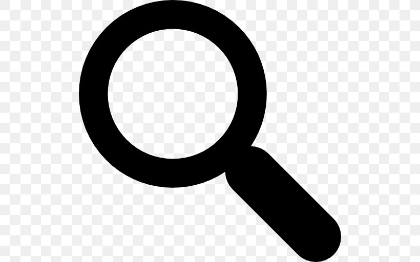 Magnifying Glass, PNG, 512x512px, Magnifying Glass, Black And White, Eye, Glass, Magnification Download Free