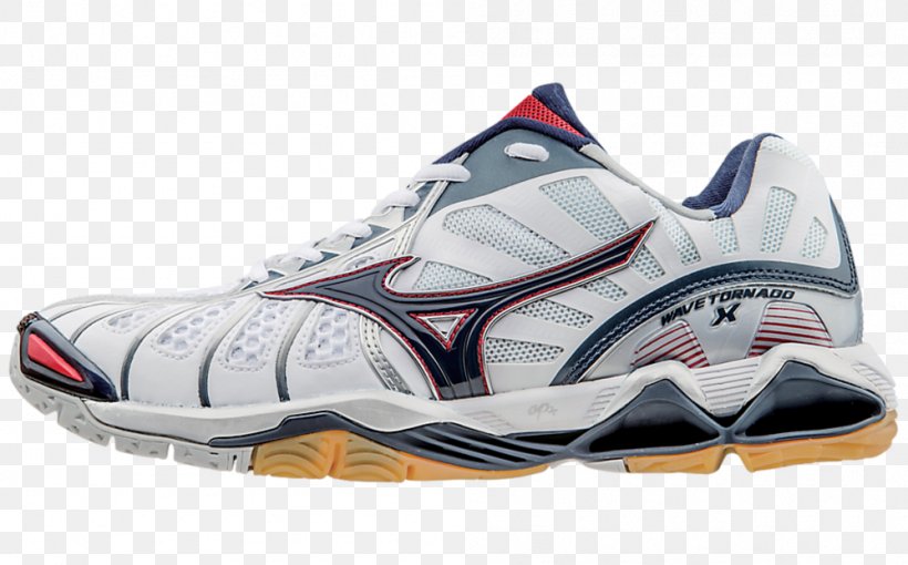 29cm MIZUNO Volleyball Shoes WAVE TORNADO X2 MID White Navy Red US11 