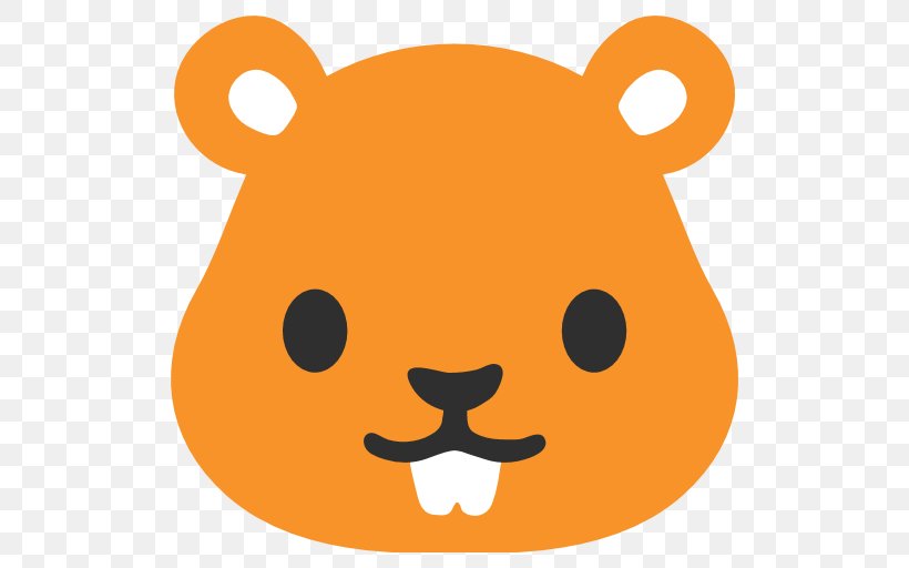 The Hamster Emojipedia Golden Hamster, PNG, 512x512px, Hamster, Android, Bear, Carnivoran, Cartoon Download Free