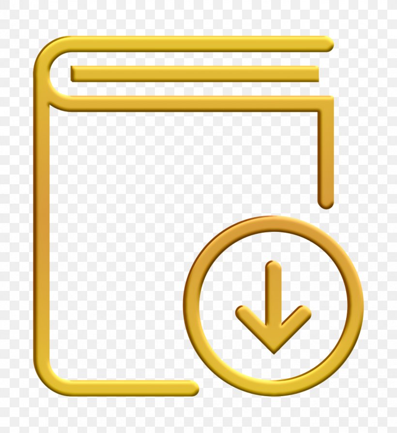Book Icon Dowload Icon Streamline Icon, PNG, 1132x1234px, Book Icon, Dowload Icon, Streamline Icon, Yellow Download Free