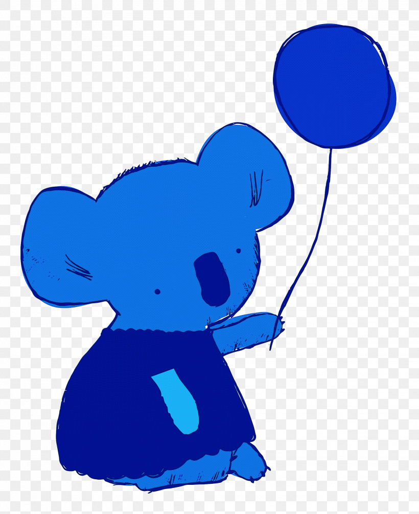 Cartoon Electric Blue M Cobalt Blue / M Electric Blue / M Cobalt Blue / M, PNG, 2039x2500px, Koala, Cartoon, Cartoon Koala, Electric Blue M, Geometry Download Free