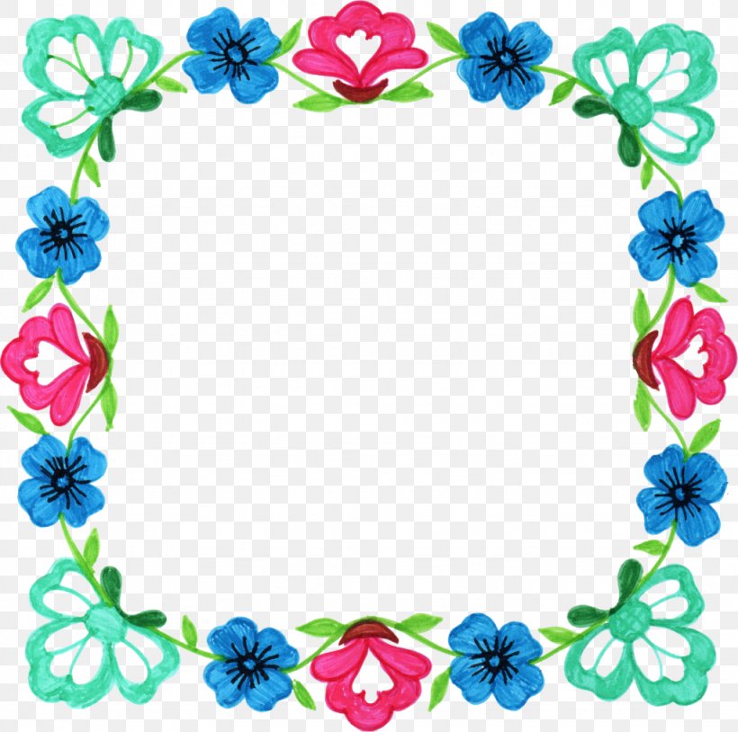 Flower Picture Frames Floral Design Square Clip Art, PNG, 1024x1017px, Flower, Body Jewelry, Cut Flowers, Floral Design, Floristry Download Free