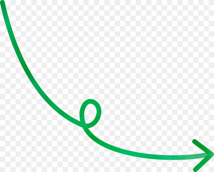Green Line Font, PNG, 3000x2413px, Curved Arrow, Green, Line, Paint, Watercolor Download Free