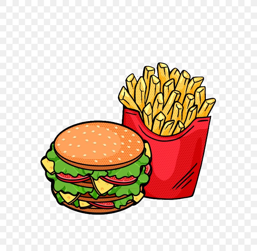 Hamburger Fast Food French Fries Clip Art, PNG, 800x800px, Hamburger, Basket, Burger And Fries, Burger King, Cuisine Download Free