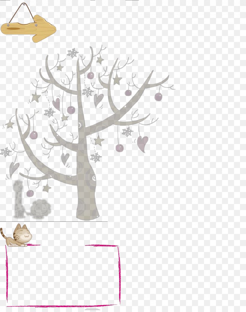 Lam Tsuen Wishing Tree Illustration Clip Art Image, PNG, 1576x2000px, Cartoon, Botany, Branch, Christmas Day, Christmas Tree Download Free