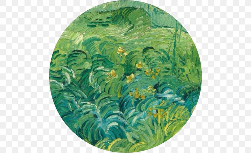 National Gallery Of Art Van Gogh Self-portrait Field With Green Wheat Green Wheat Field With Cypress, PNG, 500x500px, National Gallery Of Art, Aquatic Plant, Art, Art Museum, Biome Download Free