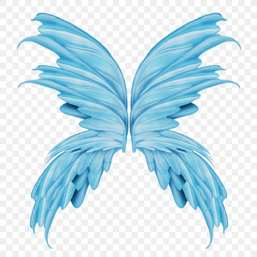 Wing Feather Clip Art, PNG, 1000x1000px, Wing, Android, Animation, Baidu, Butterfly Download Free