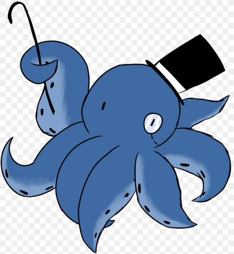 Octopus Cobalt Blue Cephalopod Clip Art, PNG, 922x998px, Octopus, Artwork, Blue, Cartoon, Cephalopod Download Free