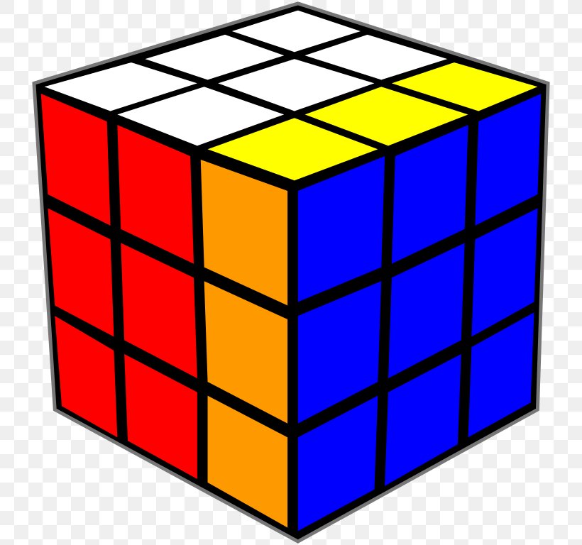 Rubik's Cube Rubik's Revenge Puzzle Cube Combination Puzzle, PNG, 734x768px, Cube, Algorithm, Area, Combination Puzzle, Cubo De Espejos Download Free