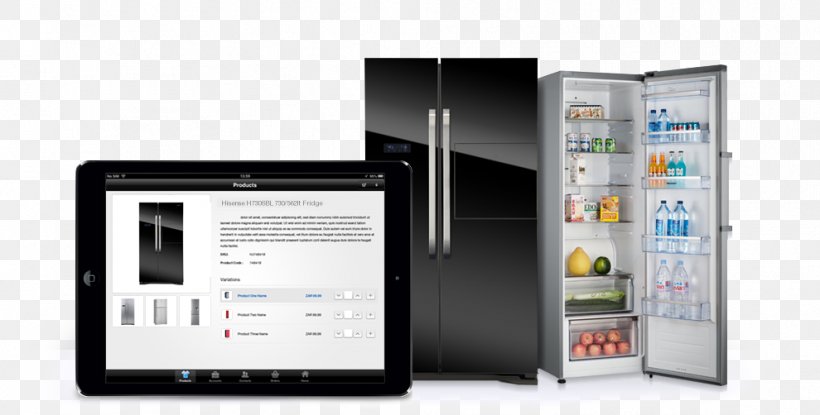 Refrigerator Hisense RF697N4ZS1 Home Appliance Freezers Auto-defrost, PNG, 990x502px, Refrigerator, Autodefrost, Communication, Consumer Electronics, Electronics Download Free