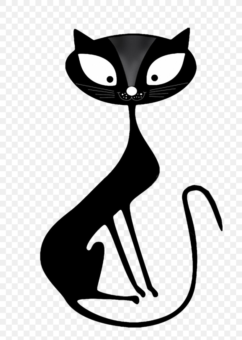 Cat Drawing Clip Art, PNG, 768x1152px, Cat, Artwork, Black, Black And White, Black Cat Download Free