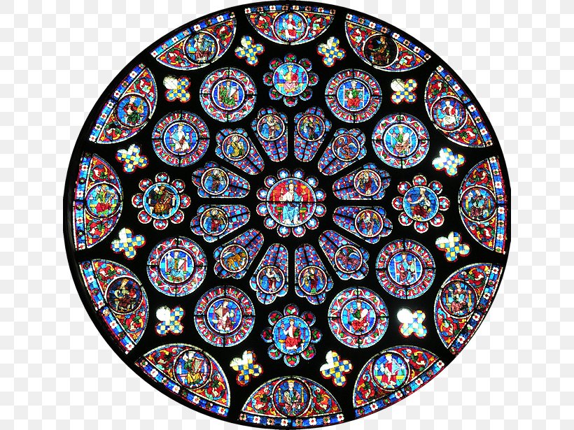 Chartres Cathedral Rose Window Gothic Architecture Notre-Dame De Paris, PNG, 640x615px, Chartres Cathedral, Art, Cathedral, Chartres, Flying Buttress Download Free