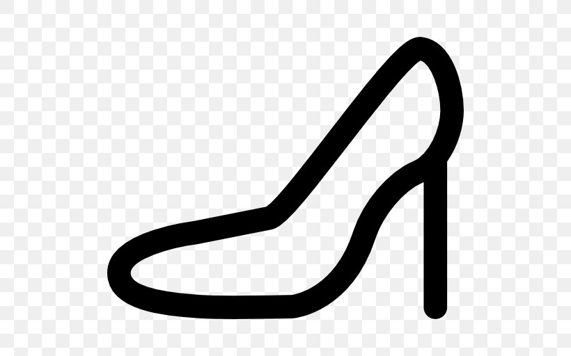 Clip Art, PNG, 512x512px, Highheeled Shoe, Absatz, Area, Black, Black And White Download Free