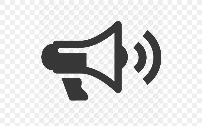 Free High Quality Megaphone Icon, PNG, 512x512px, Ico, Apple Icon Image Format, Artificial Intelligence, Black And White, Brand Download Free