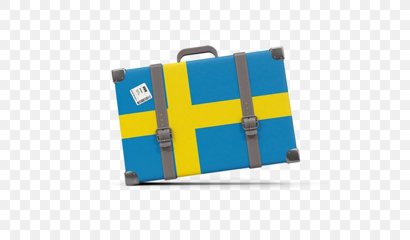 Flag Of Sweden Royalty-free Suitcase Fotolia, PNG, 640x480px, Flag Of Sweden, Bag, Baggage, Blue, Electric Blue Download Free