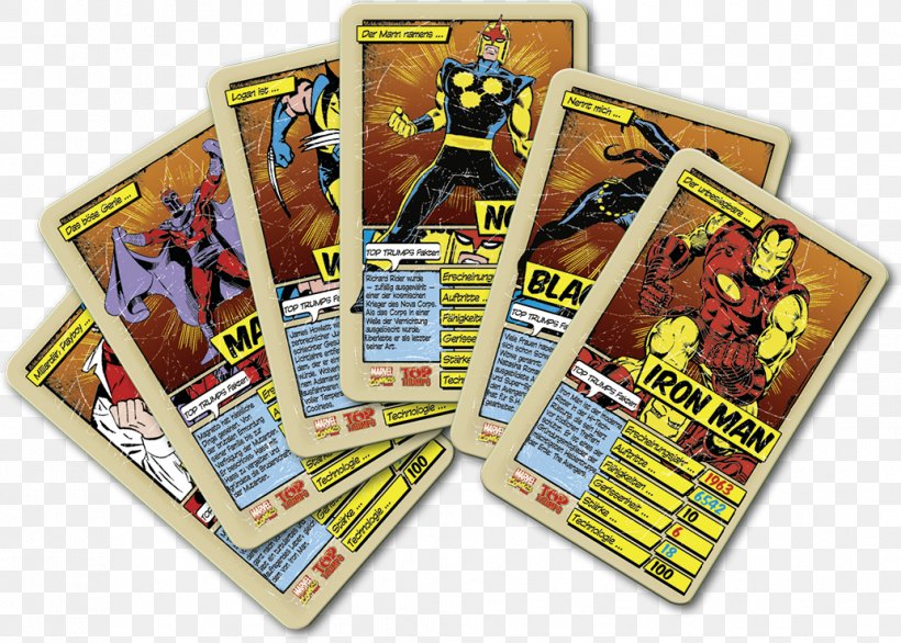 Iron Man Top Trumps Game Spider-Man Hulk, PNG, 1033x739px, Iron Man, Card Game, Comics, Game, Games Download Free
