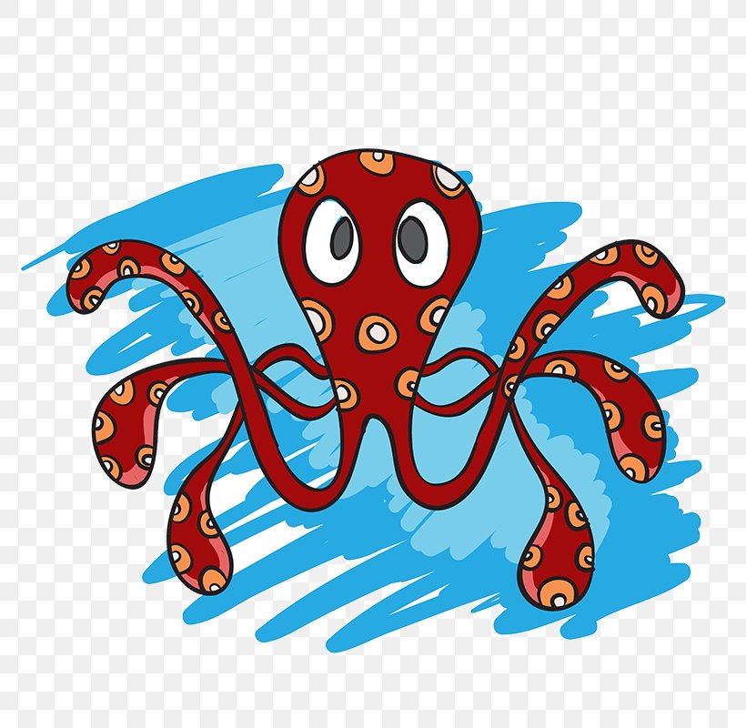 Octopus Clip Art Image Drawing Vector Graphics, PNG, 800x800px, Octopus, Animal Figure, Art, Artwork, Cartoon Download Free