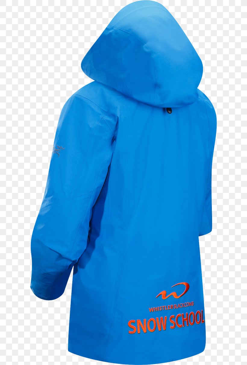 Whistler Blackcomb Hoodie Arc'teryx Jacket Uniform, PNG, 620x1211px, Whistler Blackcomb, Aqua, Blue, Bluza, Cobalt Blue Download Free