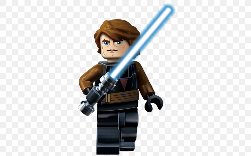 Lego Star Wars: The Video Game Star Wars Battlefront II YouTube Lego Star Wars III: The Clone Wars, PNG, 512x512px, Lego Star Wars The Video Game, Anakin Skywalker, Figurine, Jedi, Lego Download Free