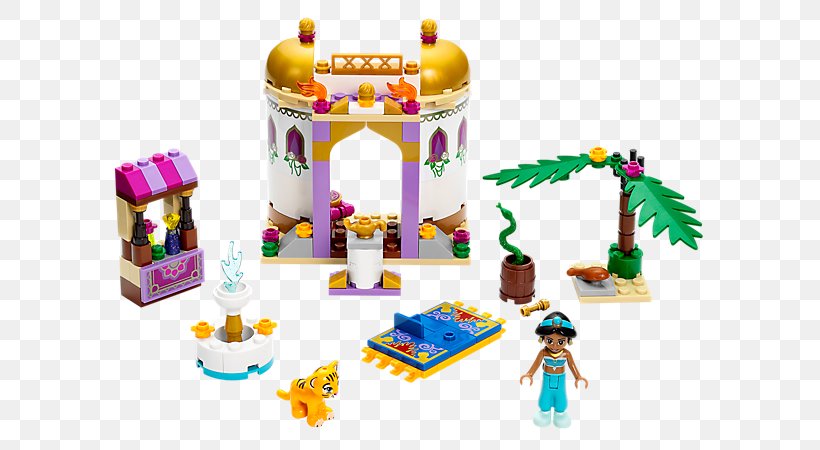 Princess Jasmine Rajah LEGO 41061 Jasmine's Exotic Palace Lego The Exotic Jasmine Palace, PNG, 600x450px, Watercolor, Cartoon, Flower, Frame, Heart Download Free