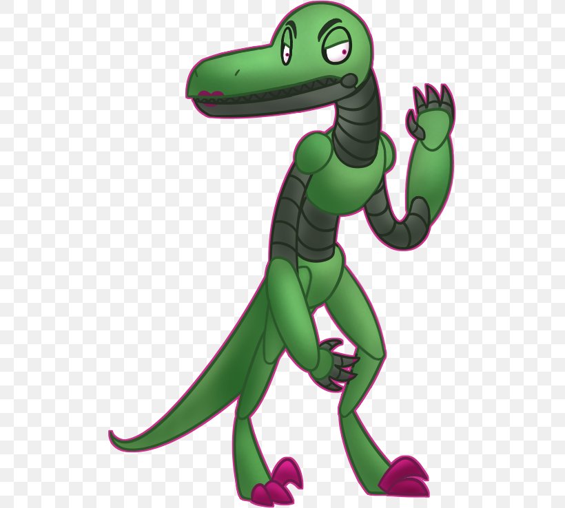 Tyrannosaurus Velociraptor Green Clip Art, PNG, 505x738px, Tyrannosaurus, Animal, Animal Figure, Cartoon, Character Download Free