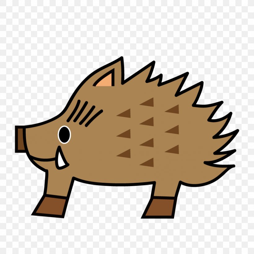 Wild Boar Illustration Clip Art Mammal Pig, PNG, 909x909px, Wild Boar, Animal, Artwork, Cartoon, Category Of Being Download Free