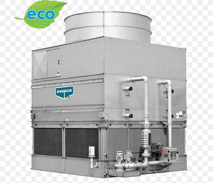 Cooling Tower Evaporative Cooler Evapco, Inc. Refrigeration HVAC, PNG, 705x705px, Cooling Tower, Coil, Condenser, Cylinder, Evapco Inc Download Free