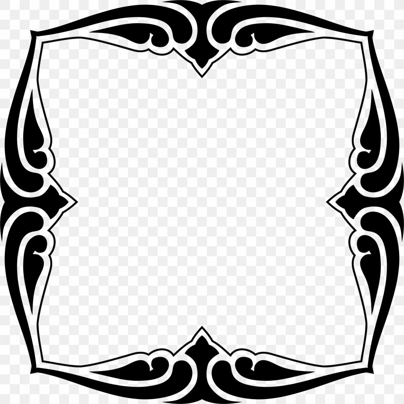 Decorative Arts Picture Frames Clip Art, PNG, 2322x2322px, Decorative Arts, Art, Artwork, Black, Black And White Download Free