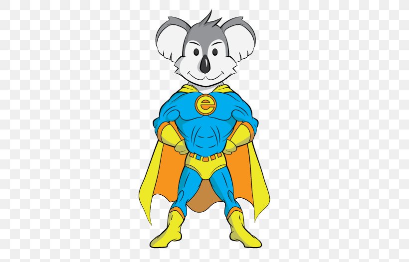 Koala Superhero, PNG, 526x526px, Koala, Animal Figure, Art, Artwork, Cartoon Download Free