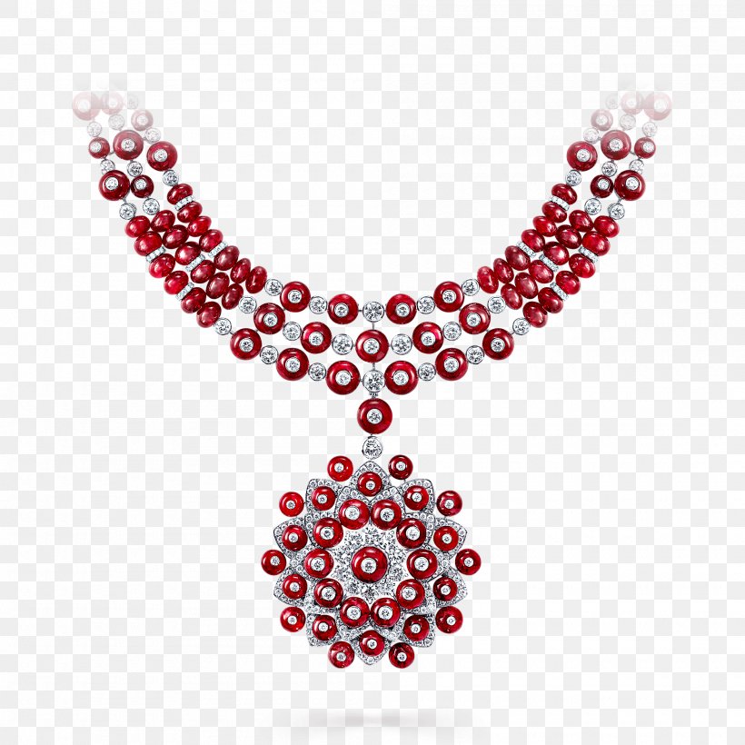 Necklace Graff Diamonds Earring Jewellery Ruby, PNG, 2000x2000px, Necklace, Art, Bead, Body Jewelry, Carat Download Free