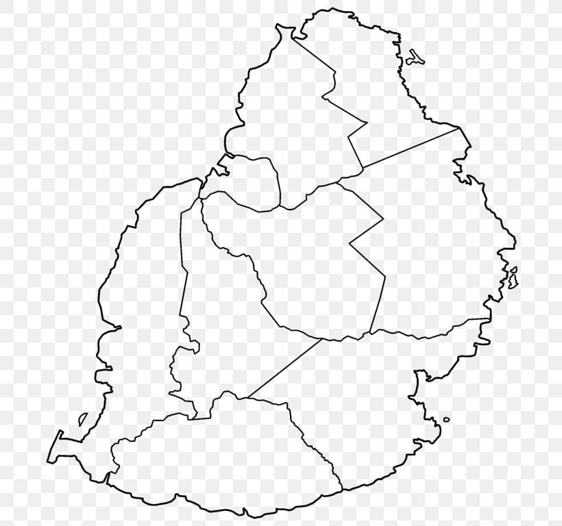 Port Louis Districts Of Mauritius Blank Map Rivière Noire District, PNG, 710x768px, Port Louis, Area, Black And White, Blank Map, District Download Free