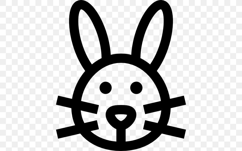Rabbit Rodent Hygiene Health Clip Art, PNG, 512x512px, Rabbit, Area, Black And White, Caller Id, Emoji Download Free