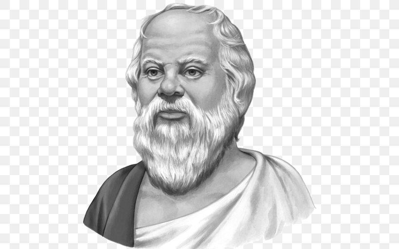 Socrates Socratic Method Philosopher I Know That I Know Nothing Philosophy, PNG, 512x512px, Socrates, Ancient Greek Philosophy, Beard, Black And White, Chin Download Free