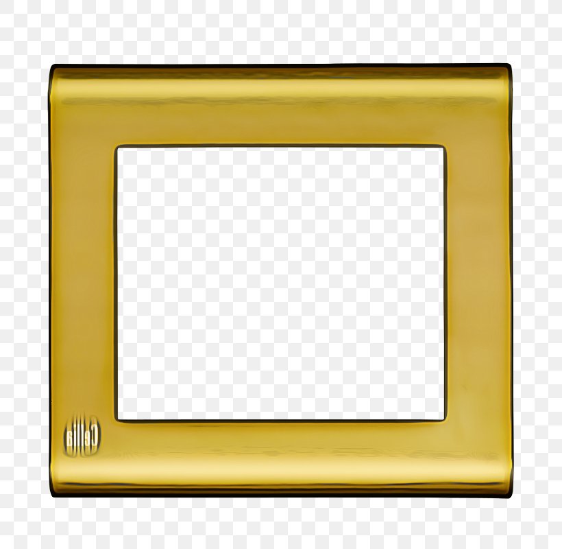 Picture Frames Rectangle Yellow Font Design, PNG, 800x800px, Picture Frames, Meter, Picture Frame, Rectangle, Yellow Download Free
