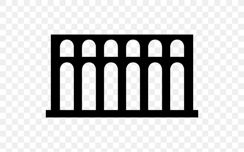 Aqueduct Of Segovia Pont Du Gard Roman Aqueduct, PNG, 512x512px, Aqueduct Of Segovia, Aqueduct, Area, Black And White, Brand Download Free
